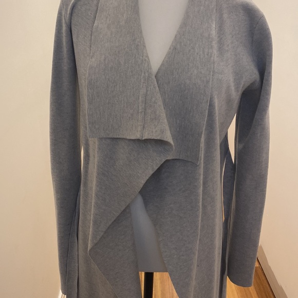 Grey waterfall knit jacket - Picture 5 of 7